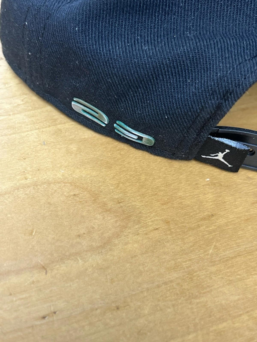 Air Jordan Men Black Leather Brim SnapBack NBA Basketball