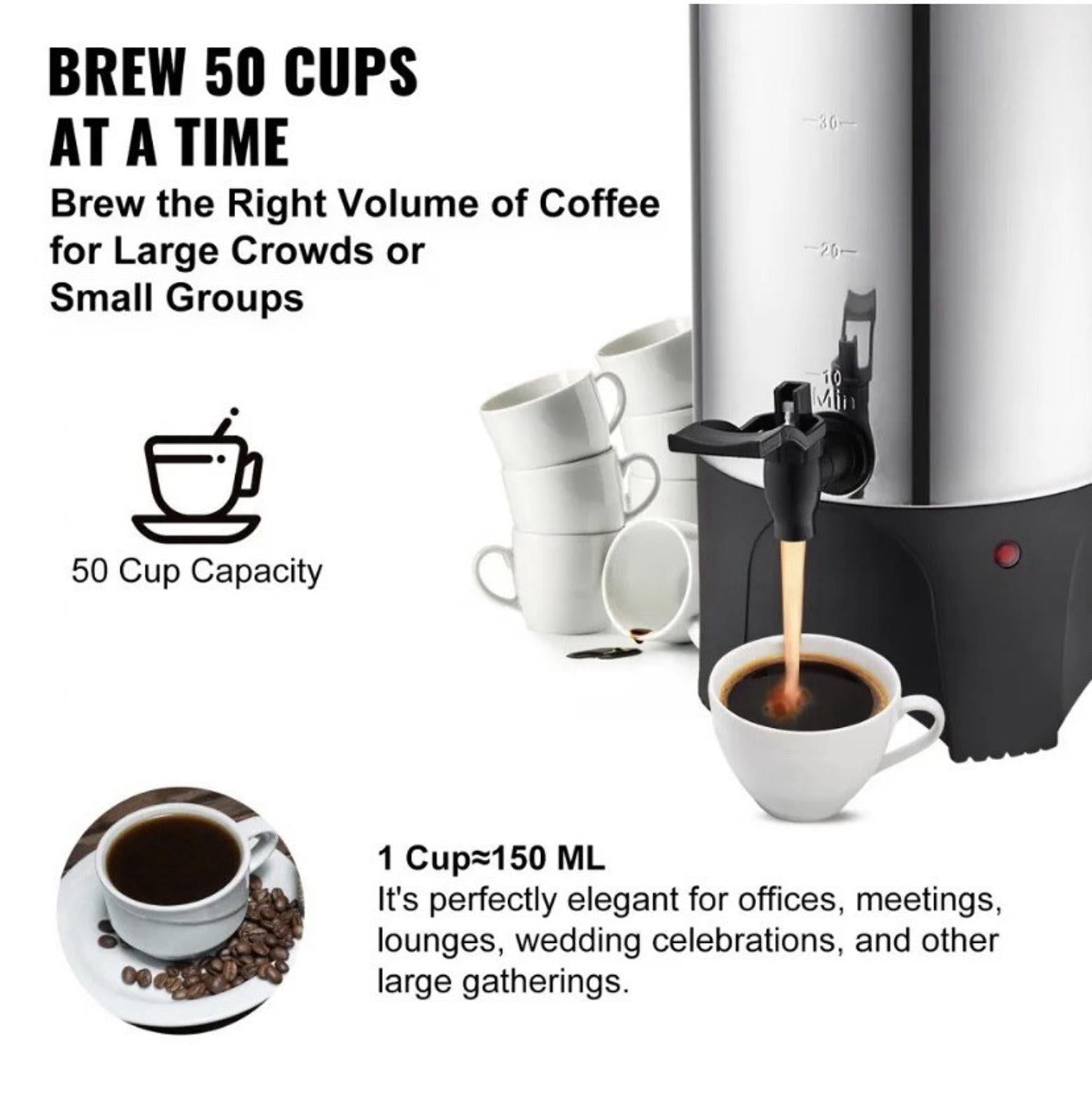 Vevor KLY-7.4K Electric Coffee Boiler New