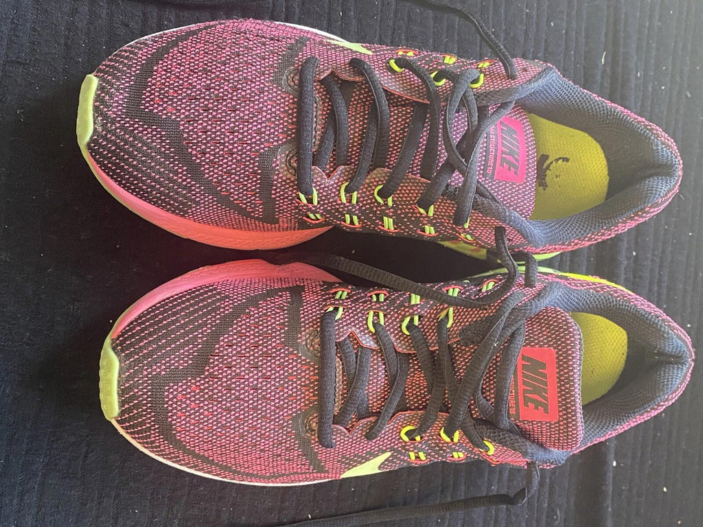 Nike Air Zoom Structure 8 Pink Power Ghost Green Black Volt