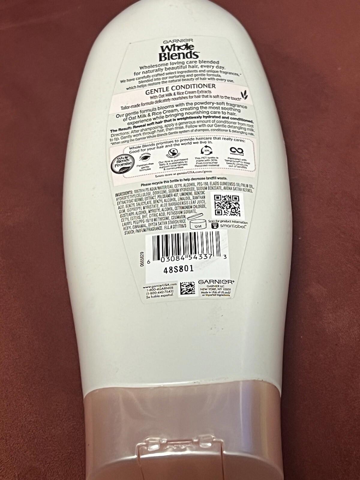 Garnier Whole Blends Oat Delicacy~Gentle Shampoo~22 oz