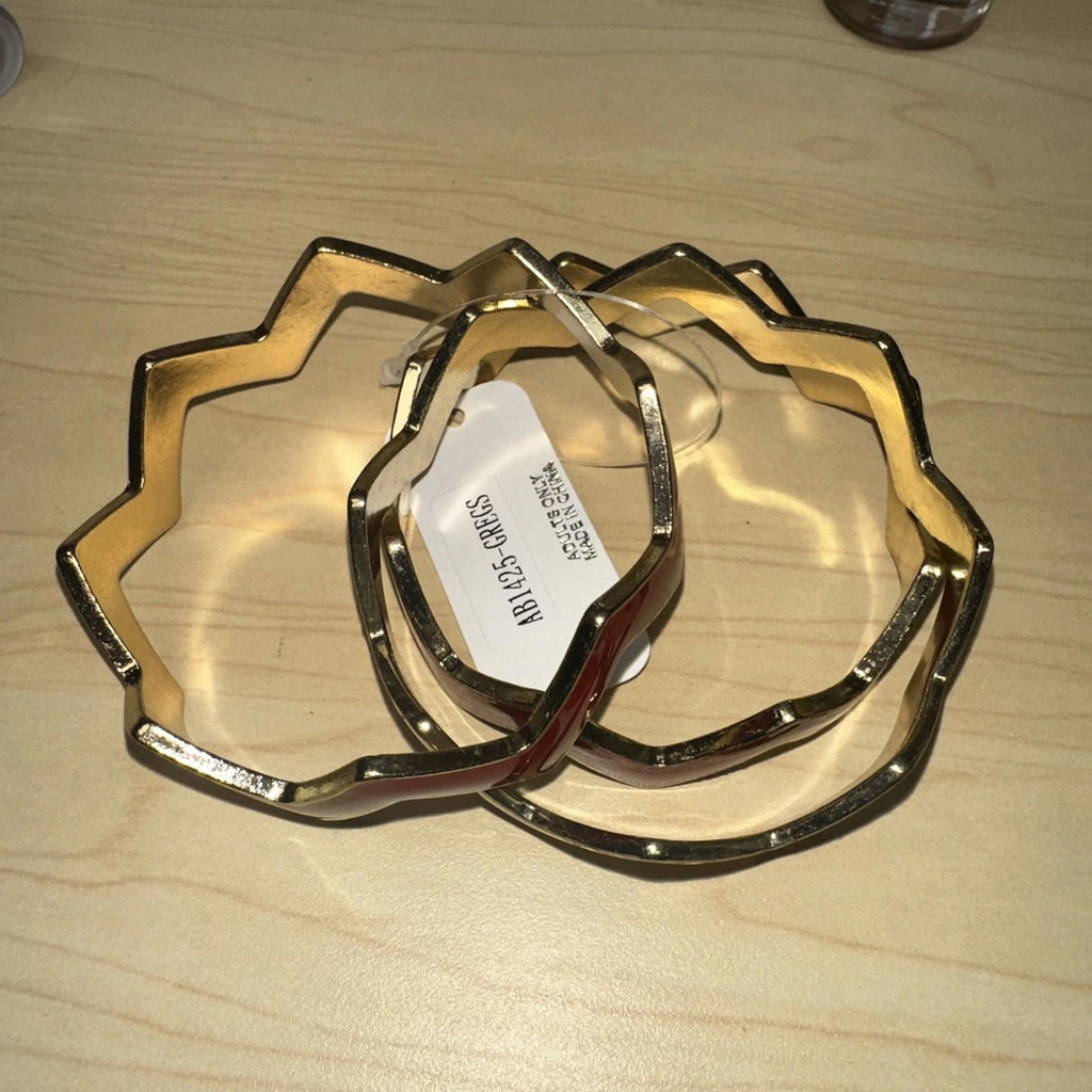 Nena Fashion Jewelry Zig Zag Bracelet Bangle New