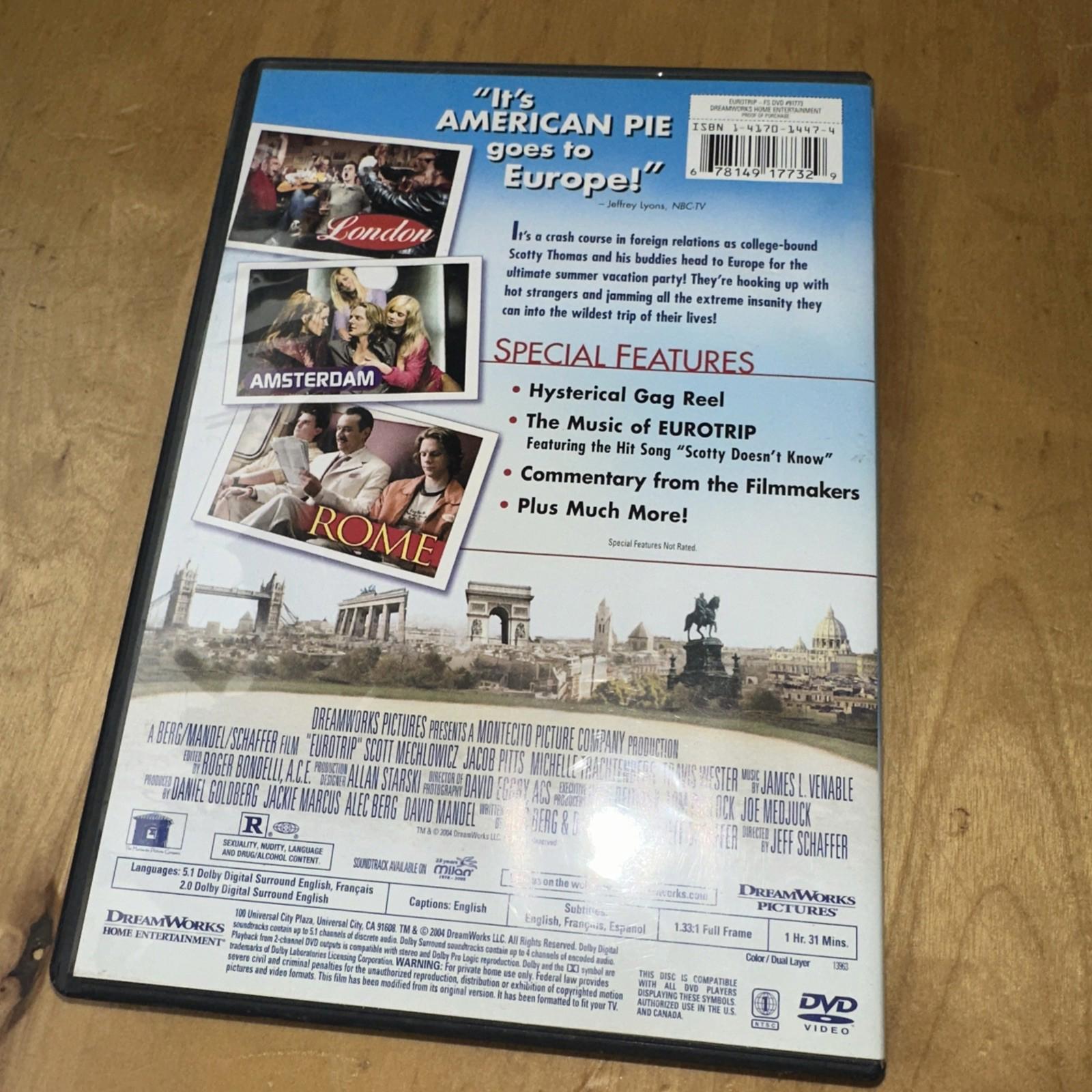 Eurotrip (DVD, 2004, Full Frame)