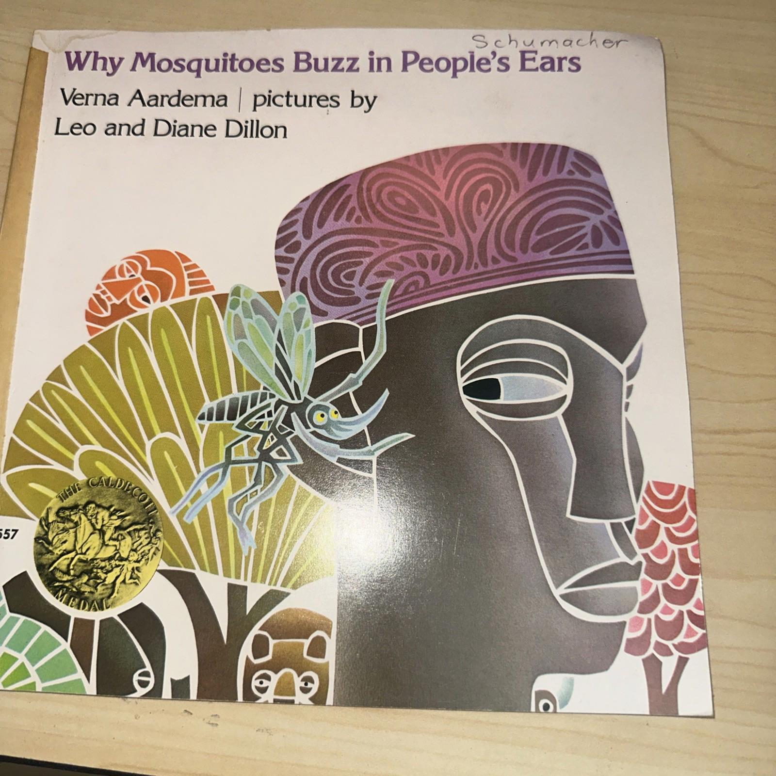Vintage Book 45 Record Album Why Mosquitoes Buzz People Ears