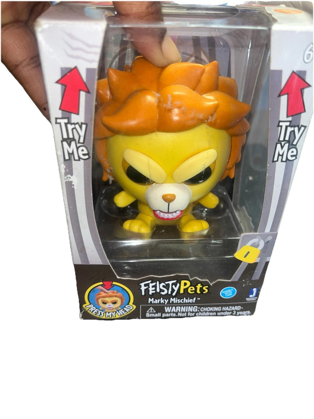 NEW! Feisty Pets - Marky Mischief Lion 4"  Figure Beware!