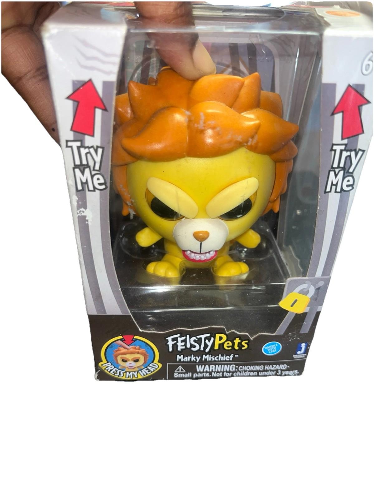 NEW! Feisty Pets - Marky Mischief Lion 4"  Figure Beware!