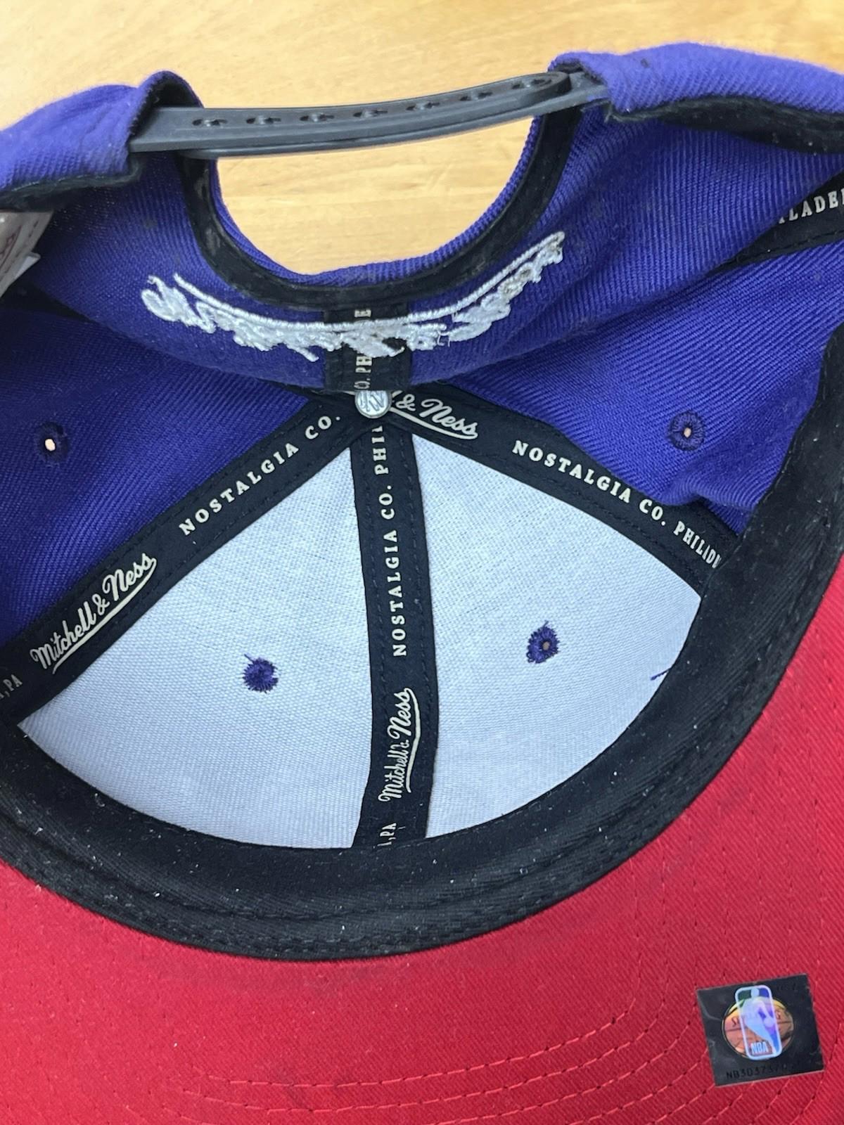 Toronto Raptors Mitchell Ness Purple Team Ground Snapback