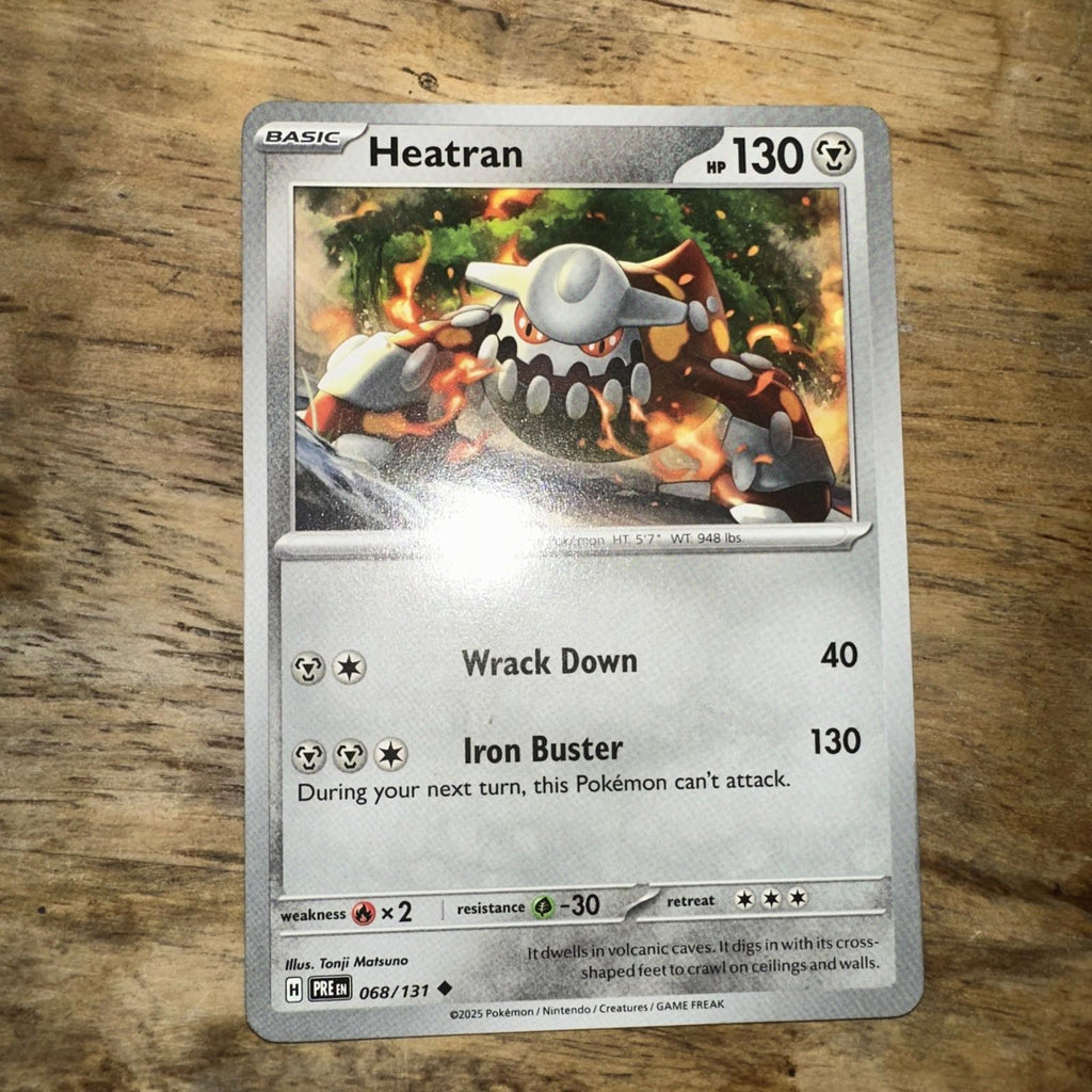 Pokemon Heatran Poke Ball Pattern Prismatic Evolutions