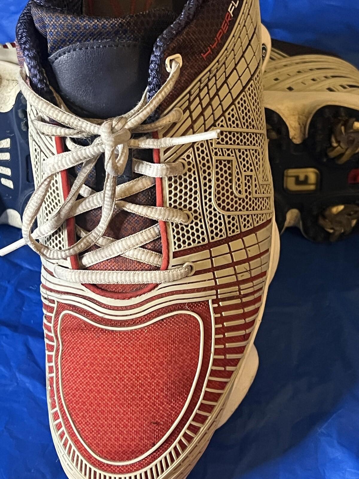 FootJoy Hyperflex 2.0 Golf Shoes Men Size 11.5 Red Blue Whit