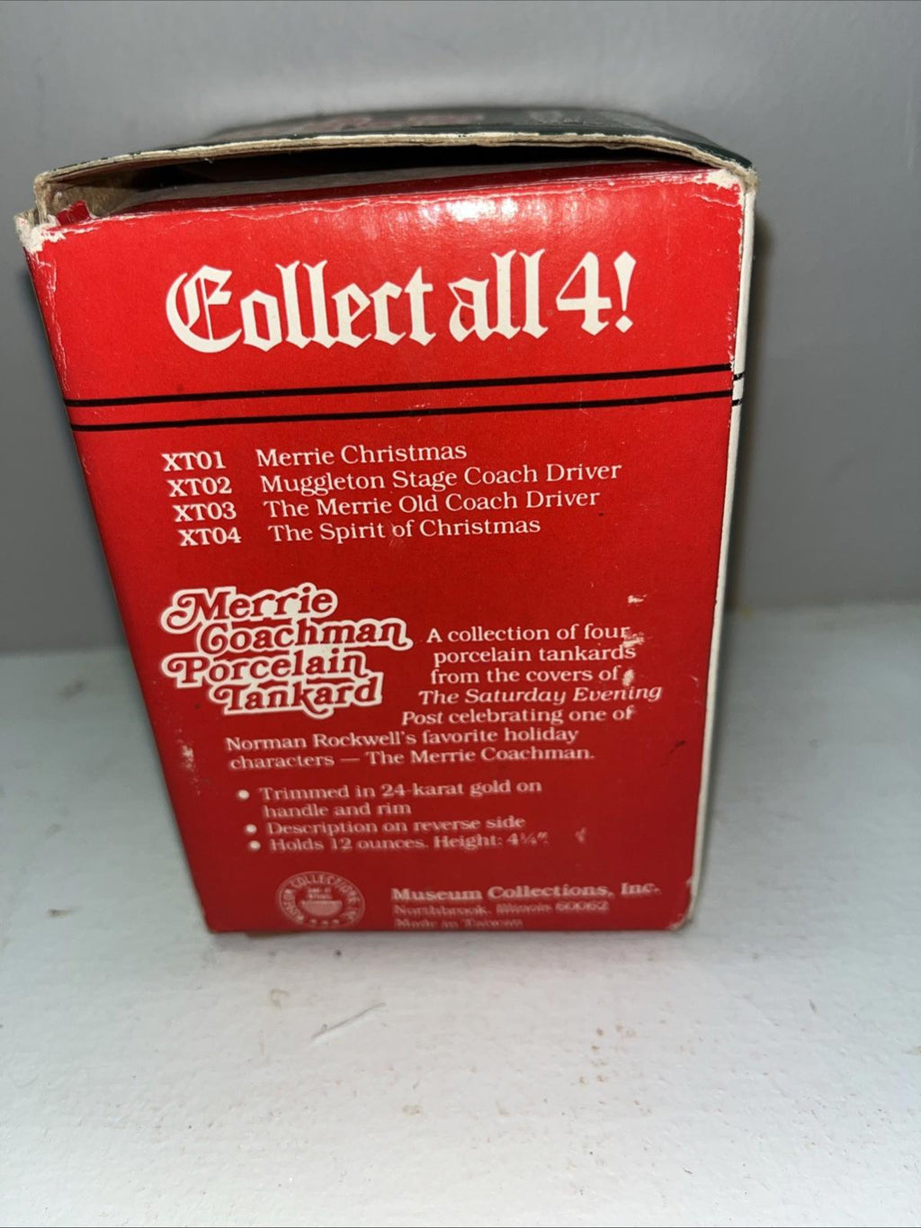 Vtg Saturday Evening Post Coffee Mug Tea 1986 Christmas