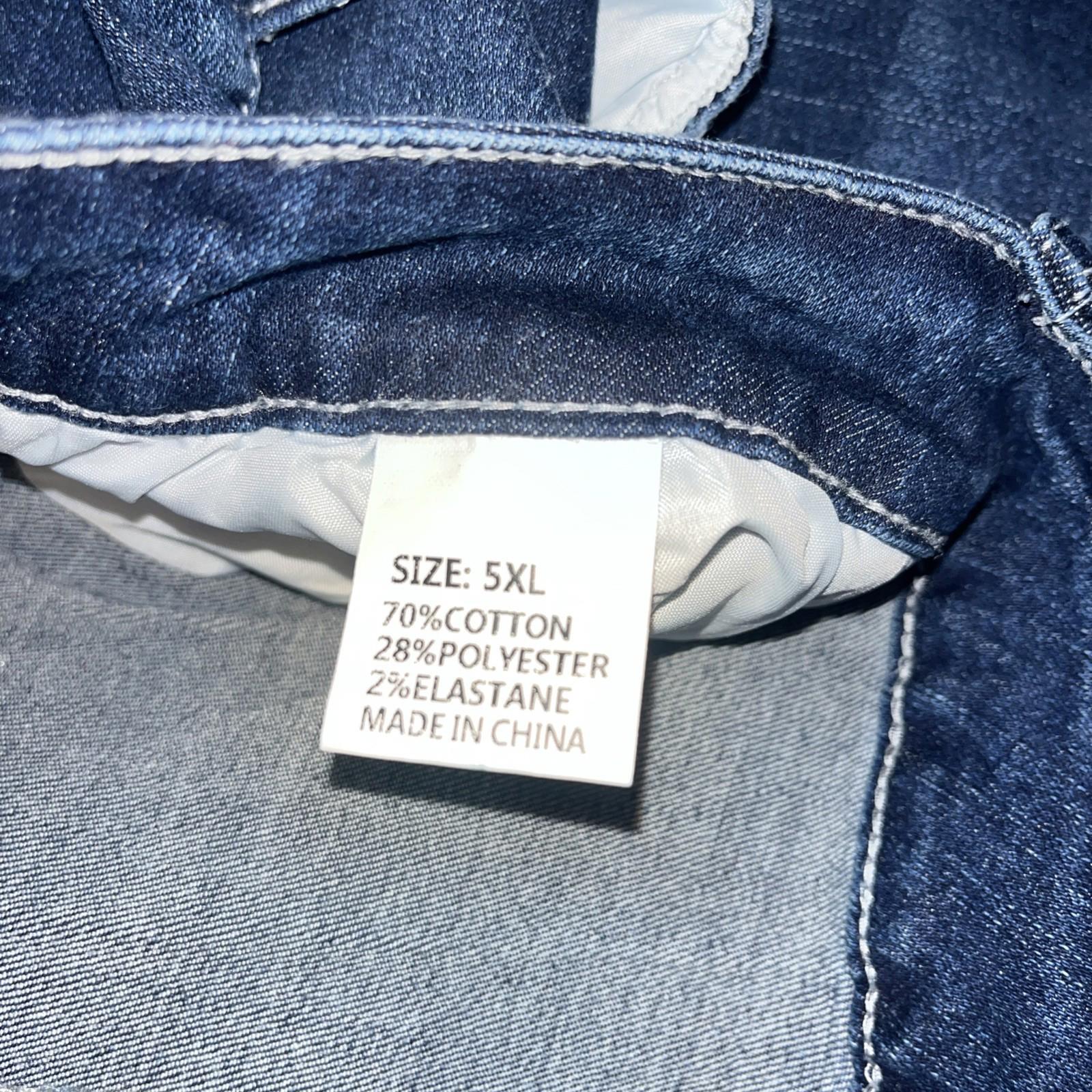 Jeans Blue Distressed Jeans Size 5XL NWOT