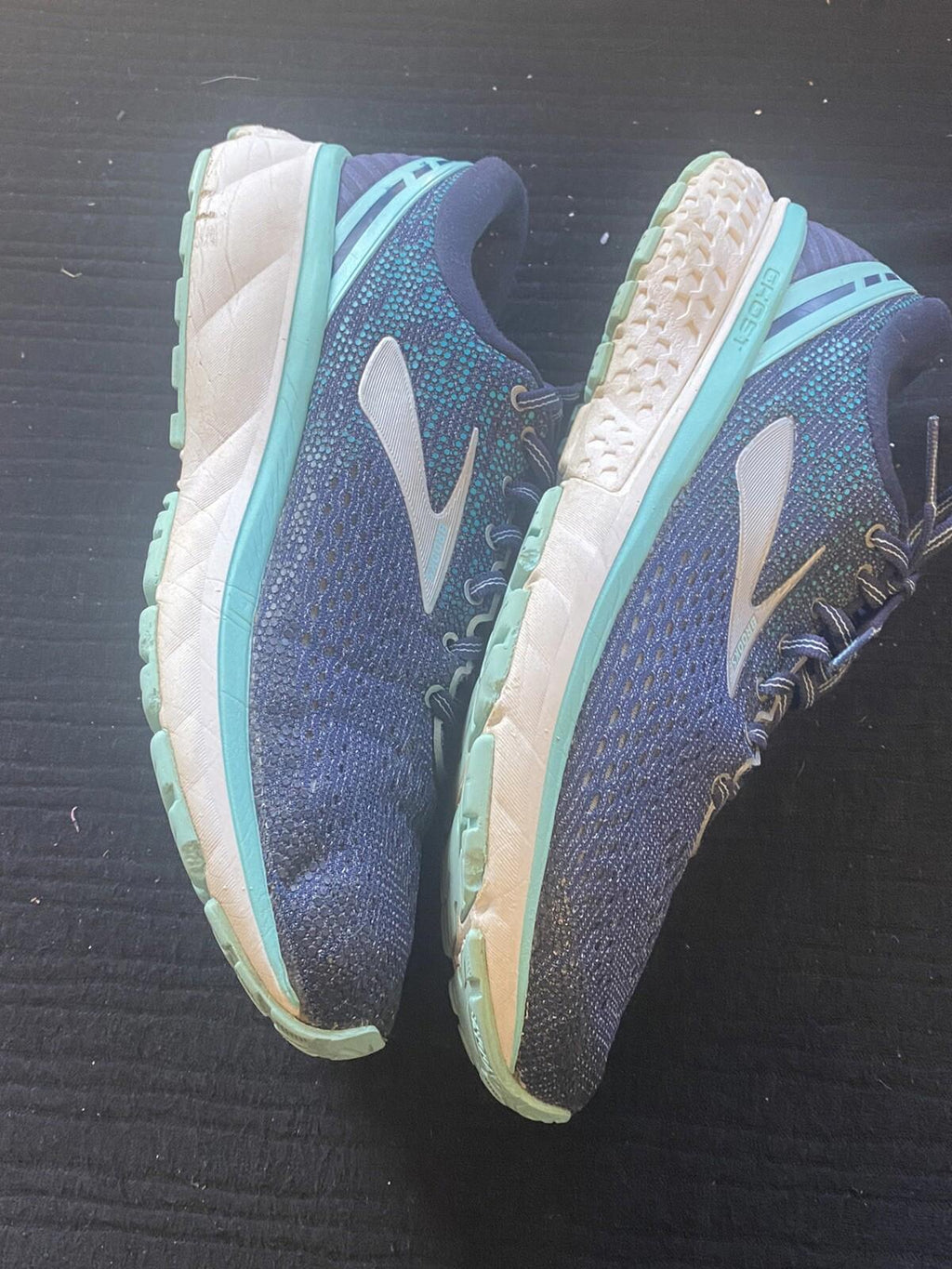 Brooks Ghost 11 Womens Size 10B Shoe Running Blue No Insoles