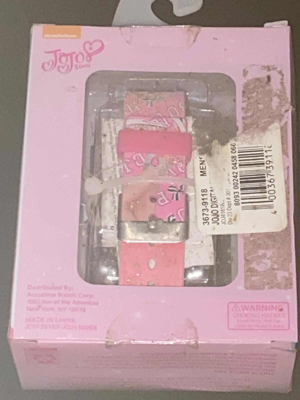 New "JOJO Siwa LED Digital Touch Screen Watch"