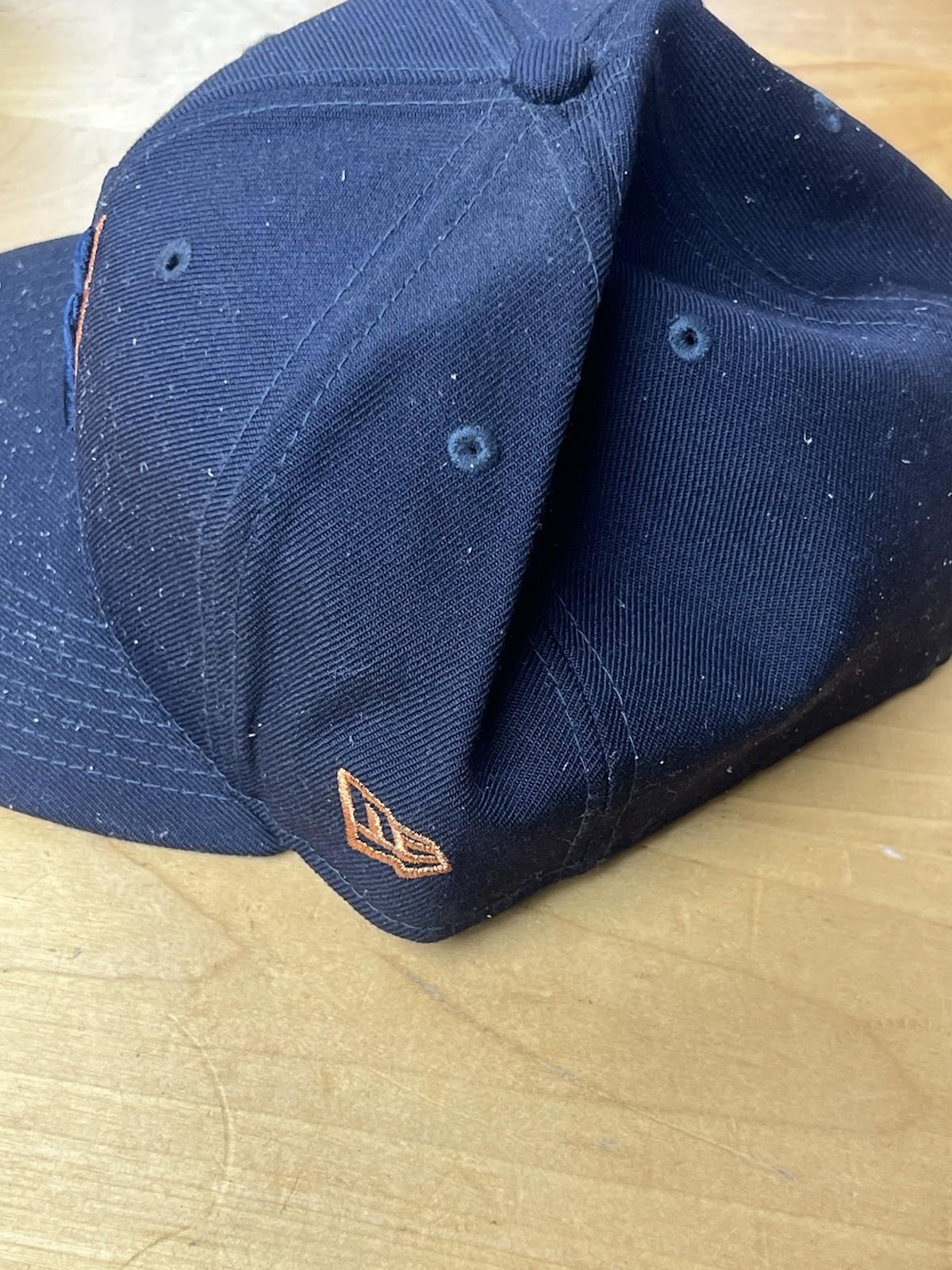 New York Yankees Black Orange Stitching New Era 7 3/4 Fitted