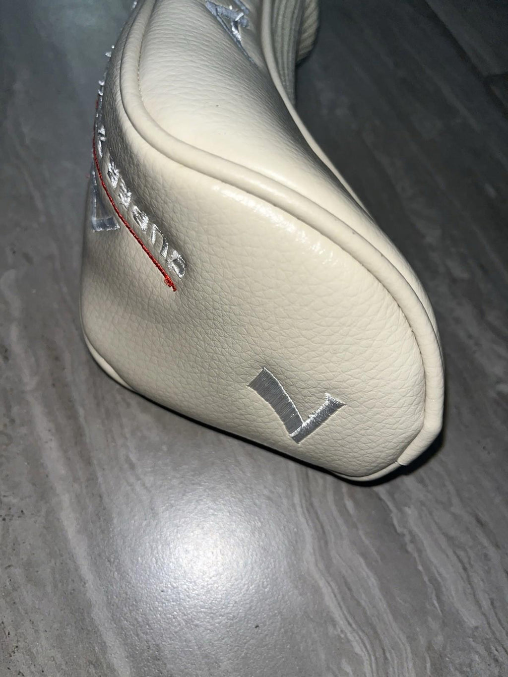 AMF Super Stainless Faux Leather Tan Golf Club Head Cover 7