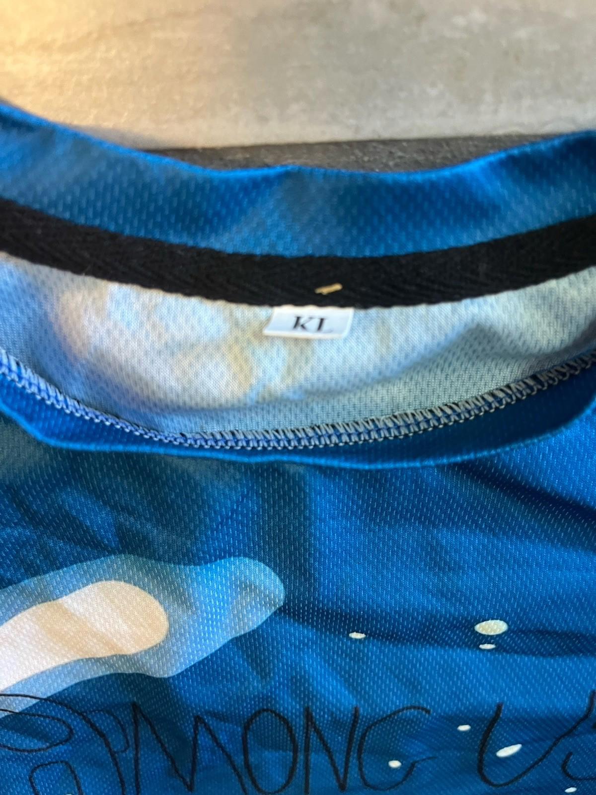 Kids Among Us Blue Graphic T Shirt Size Large