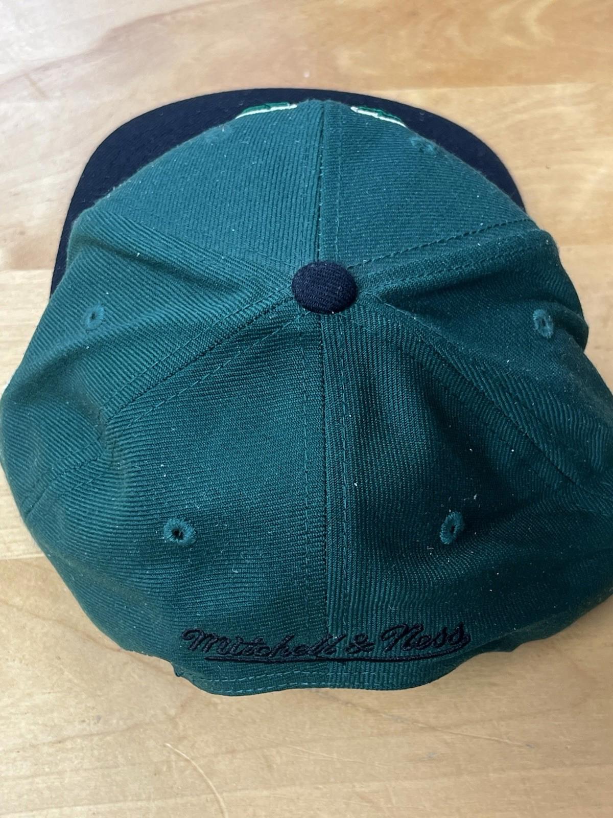 Milwaukee Bucks Mitchell & Ness Black NBA Snapback Baseball