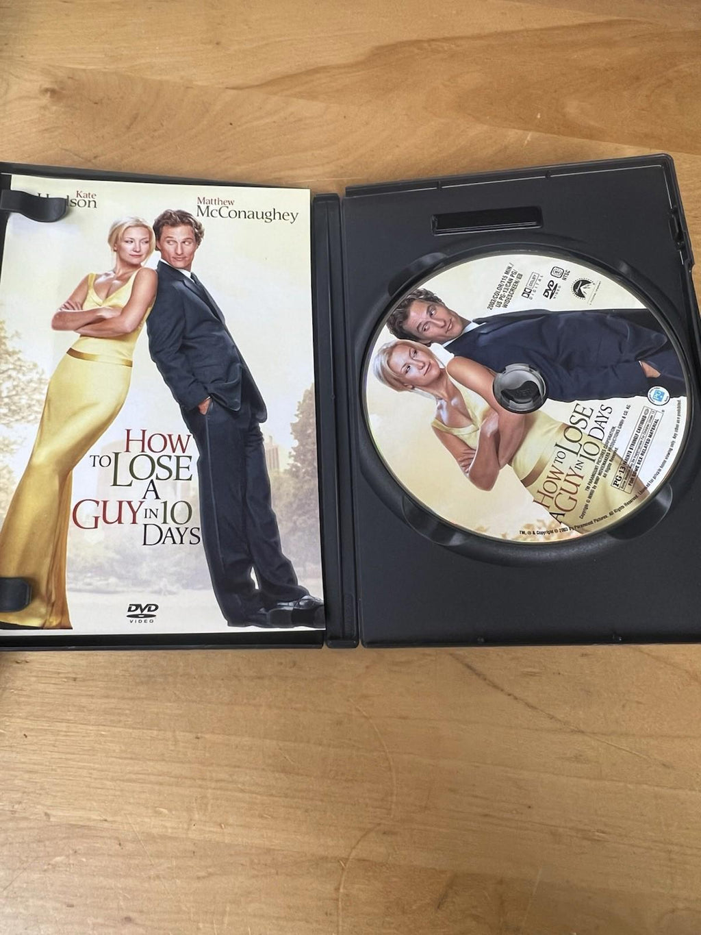 How to Lose a Guy in 10 Days DVD, 2003 Kate Hudson, Matthew