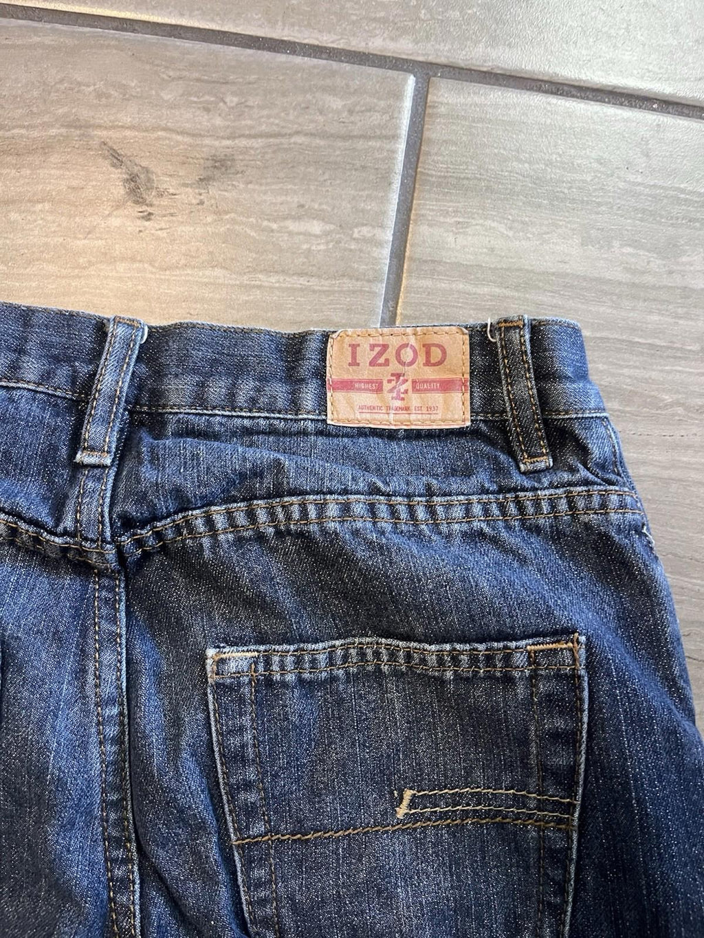 Izod Slim Straight Blue Kids Jeans Size 10