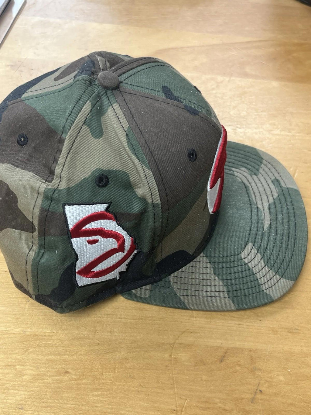 Atlanta Hawks  New Era Snapback 9 Fifty Hat Camo w/  GA NBA