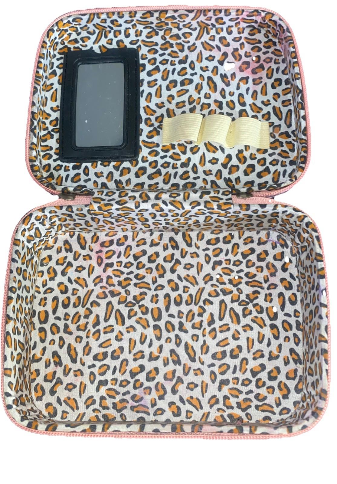 Girls Glitter Unicorn Floral Carrying Case