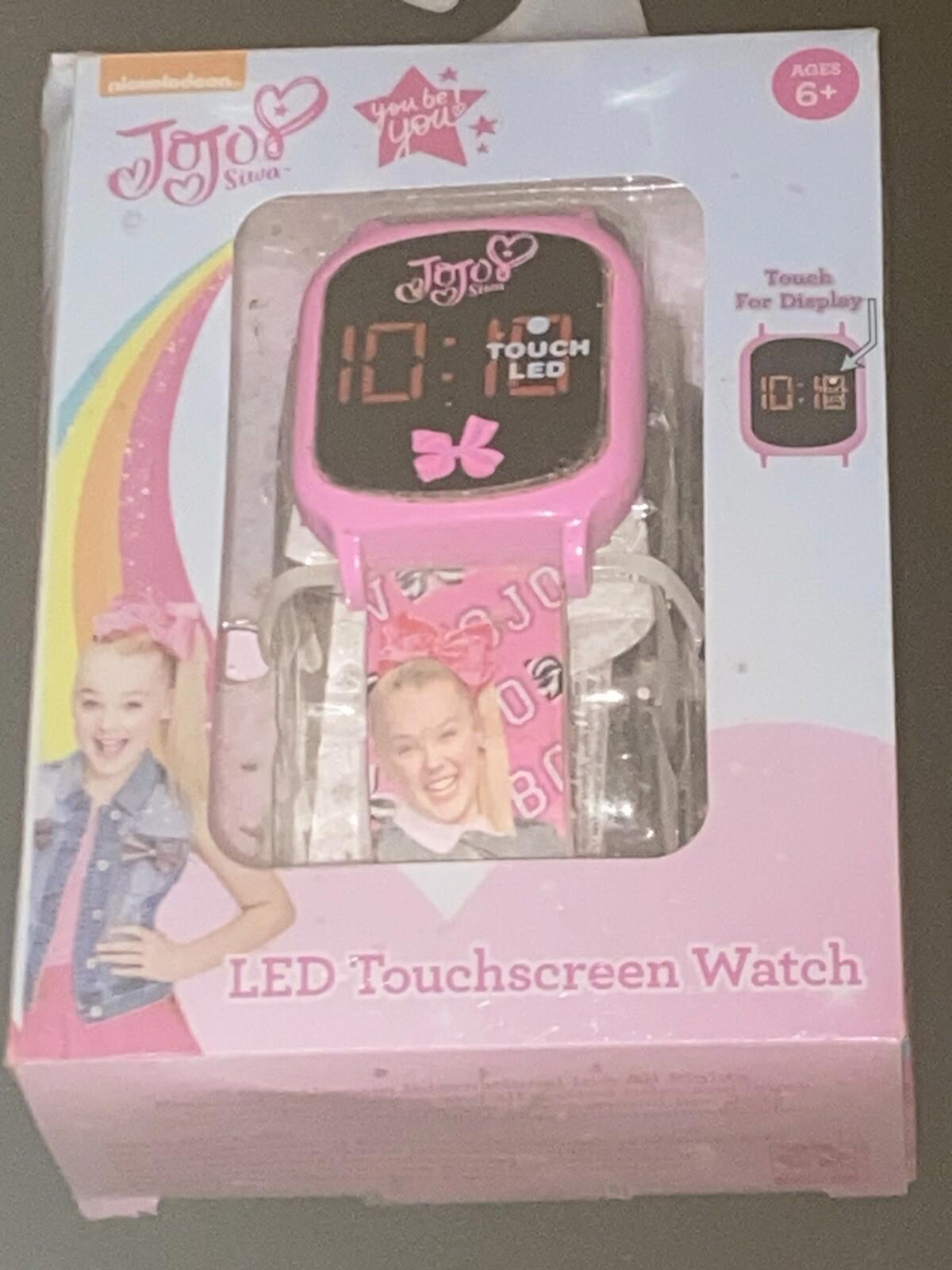 New "JOJO Siwa LED Digital Touch Screen Watch"