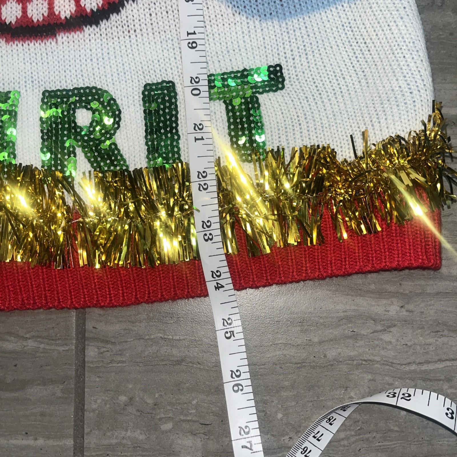No Boundaries Ugly Christmas Sweater Holiday Spirit XXS