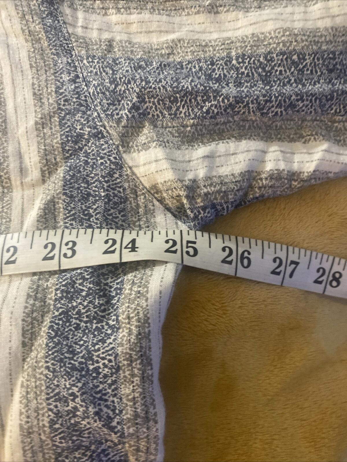Vtg Bugle Boy XL Striped Button Down Long Sleeve Shirt