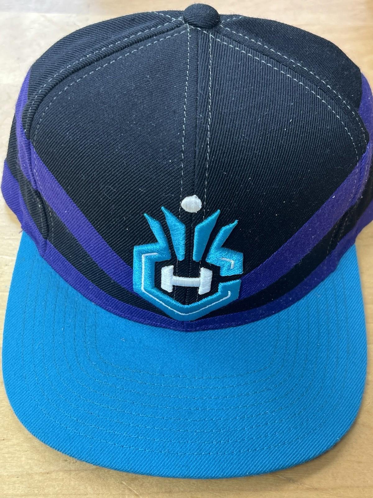 Charlotte Hornets Mitchell & Ness Teal Black Trim Snapback  Hat 2014
