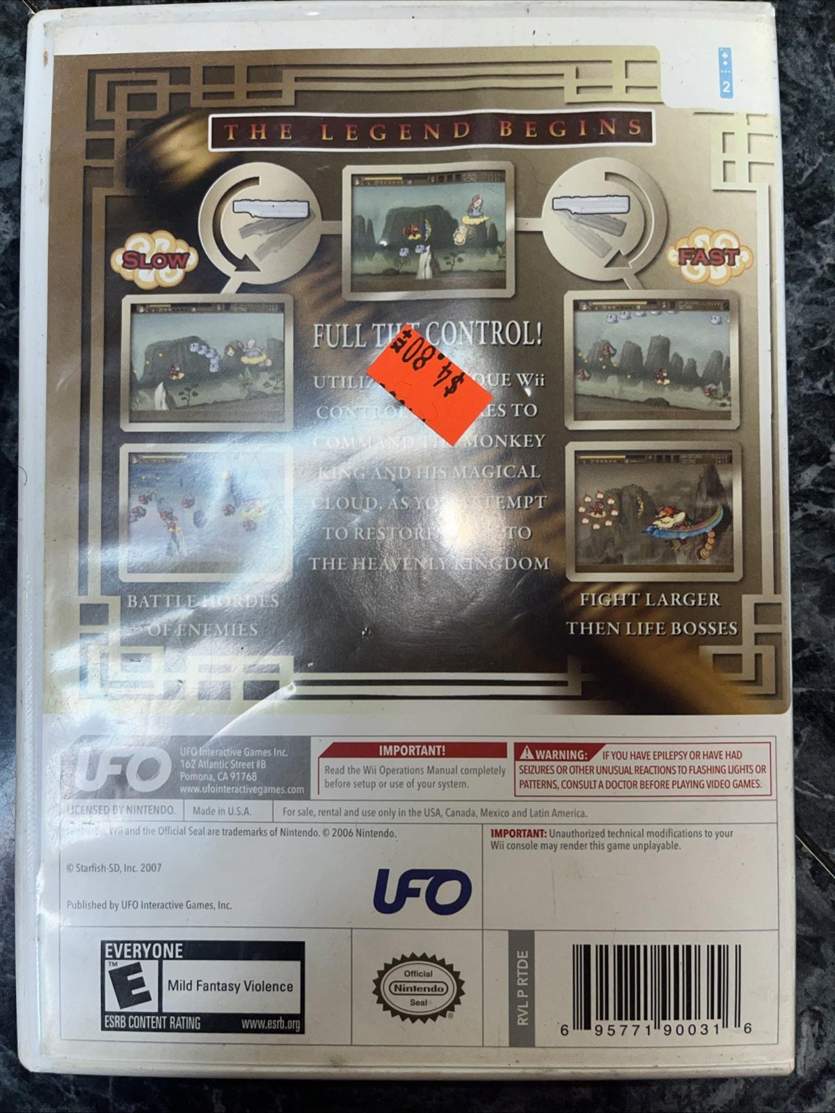 The Monkey King The Legend Begins Nintendo Wii Game, Complet