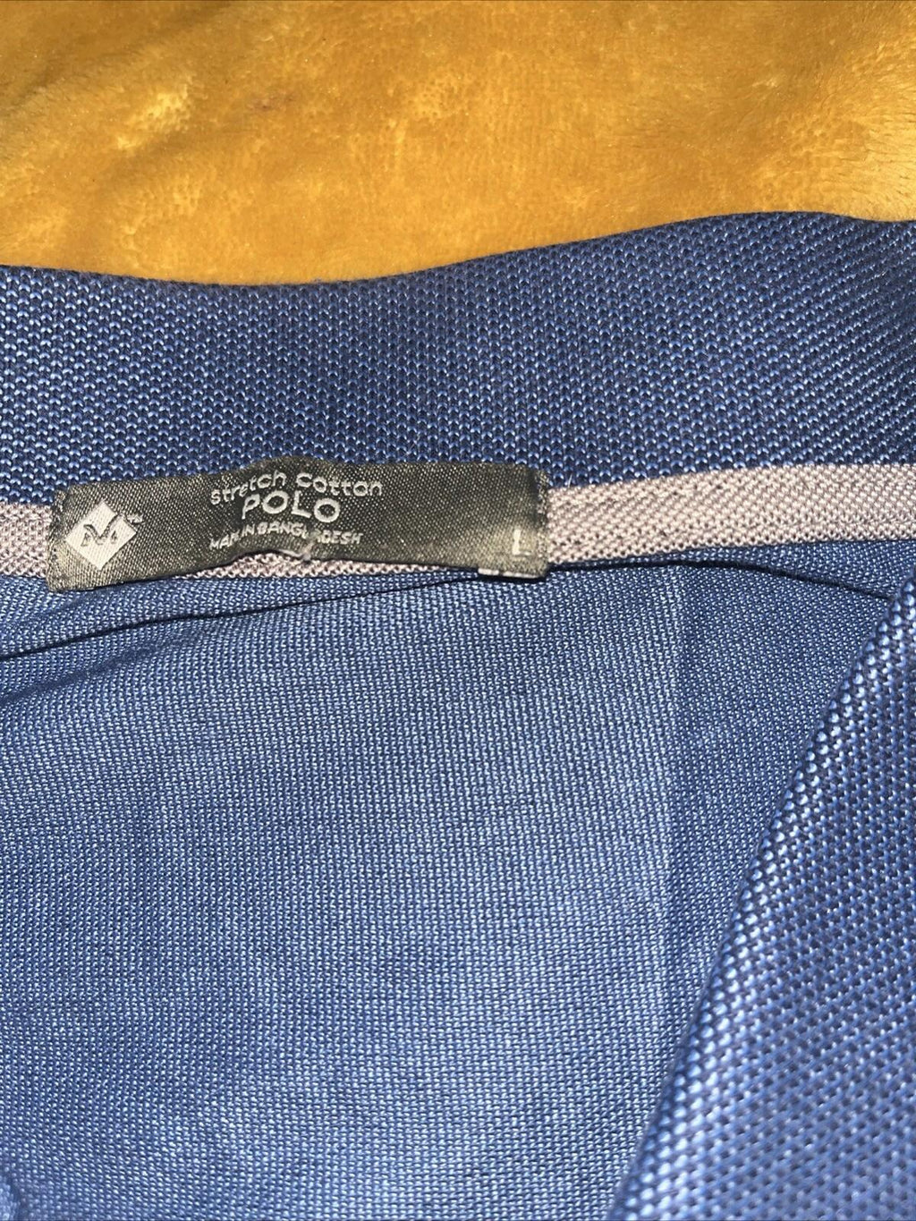 Member's Mark Short Sleeve Polo Shirt Men's Size L Blue