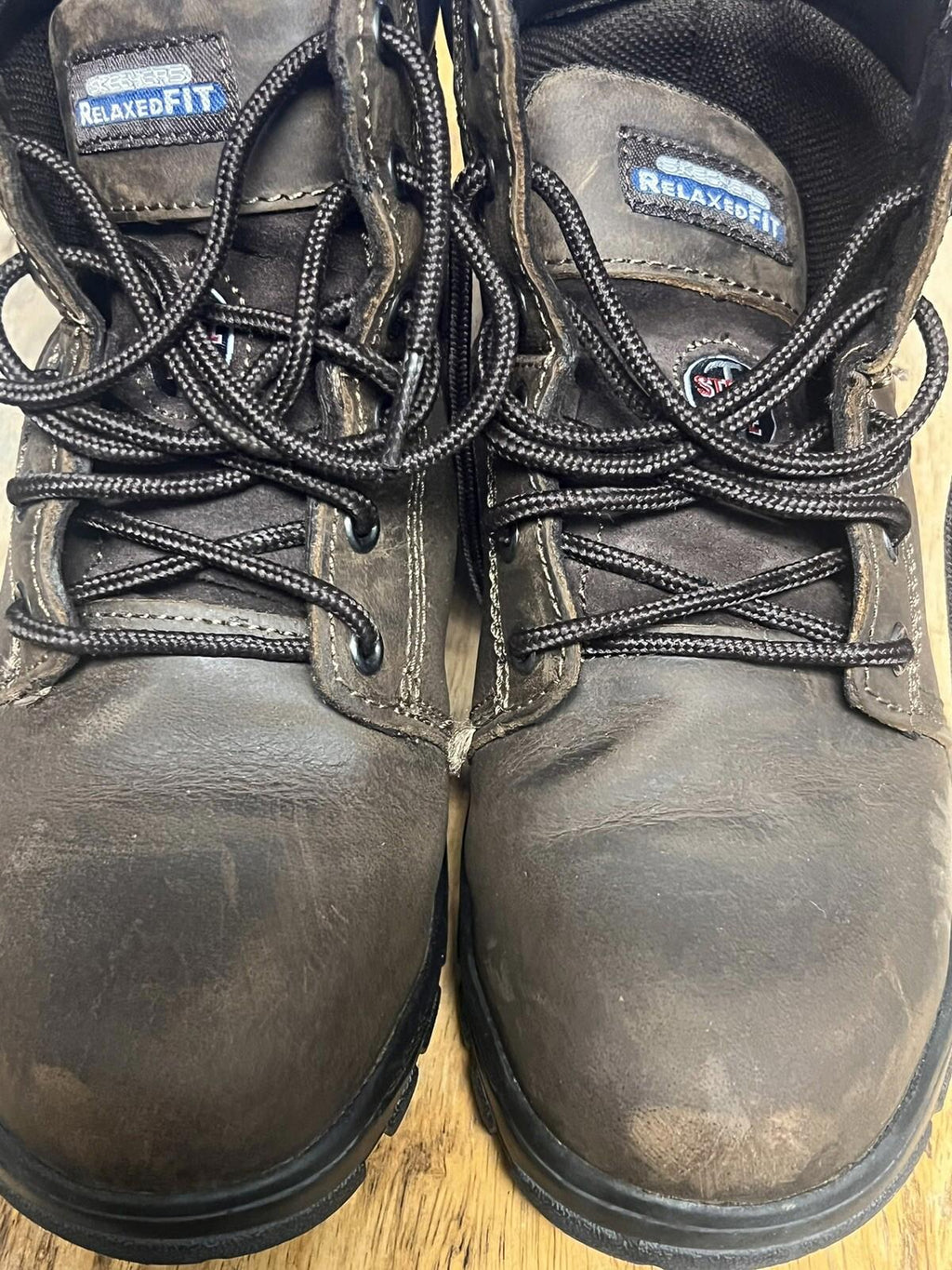 Skechers Relaxed Fit Women 6.5 76561 Workshire Steel Toe