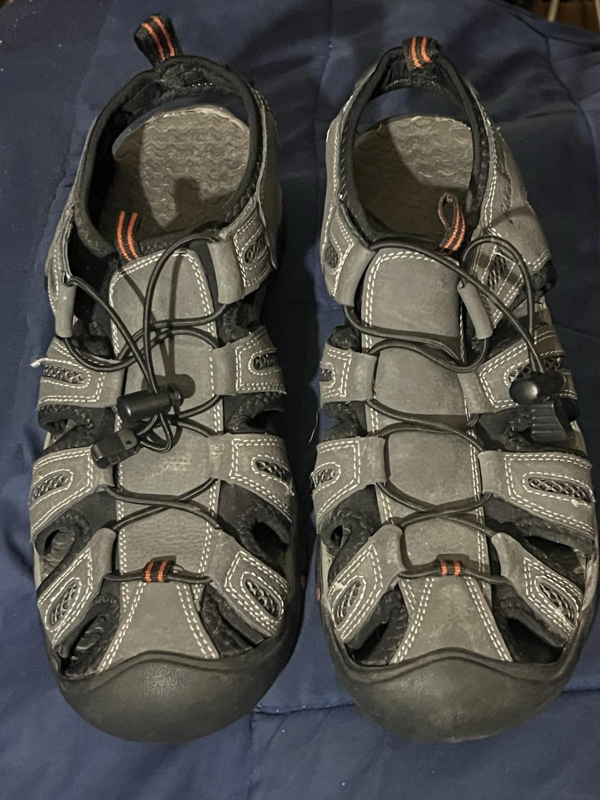 Eddie Bauer Men's Water Sandal Size 11 Grey