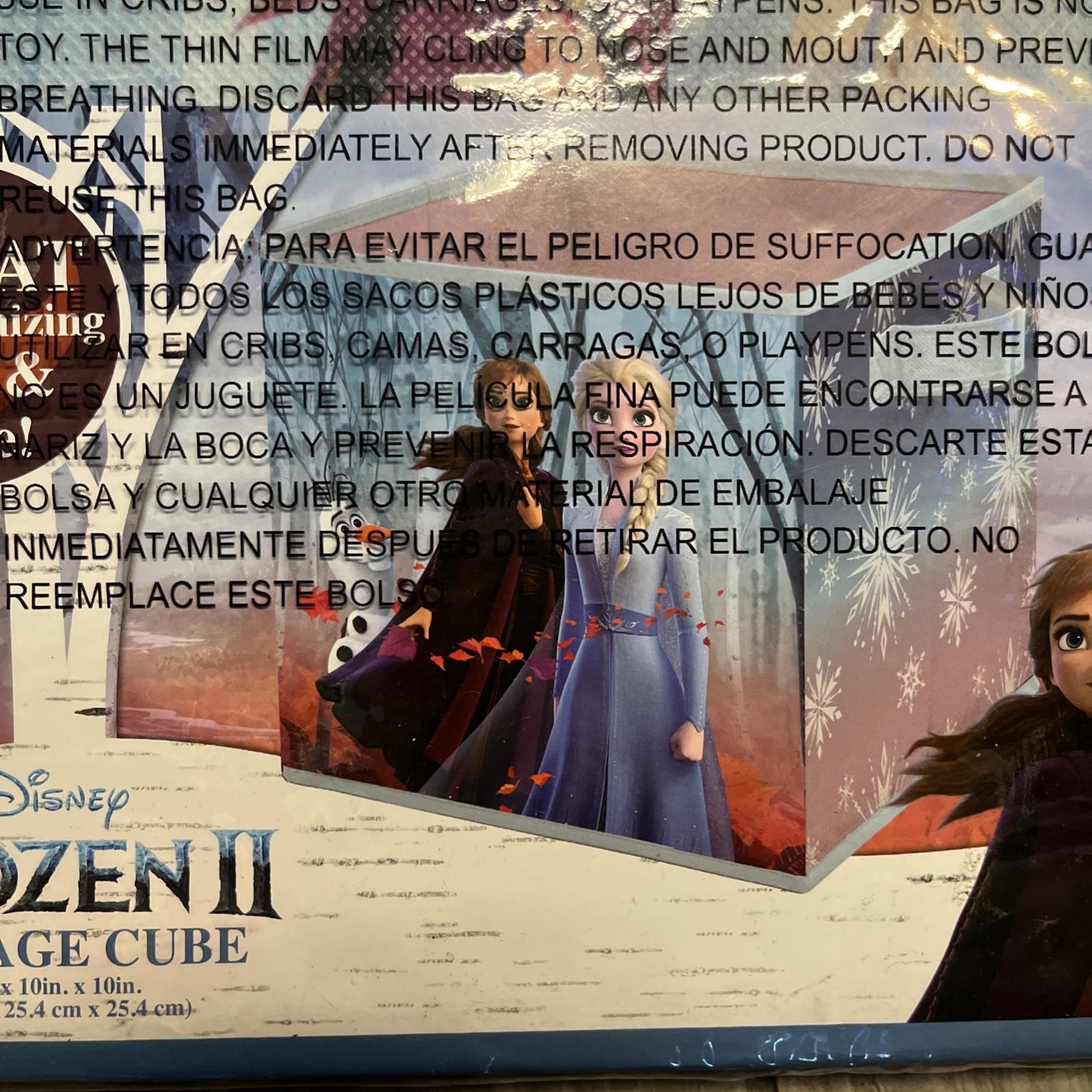 Disney Frozen 2 Collapsible Storage Cube 10in x 10in x 10in