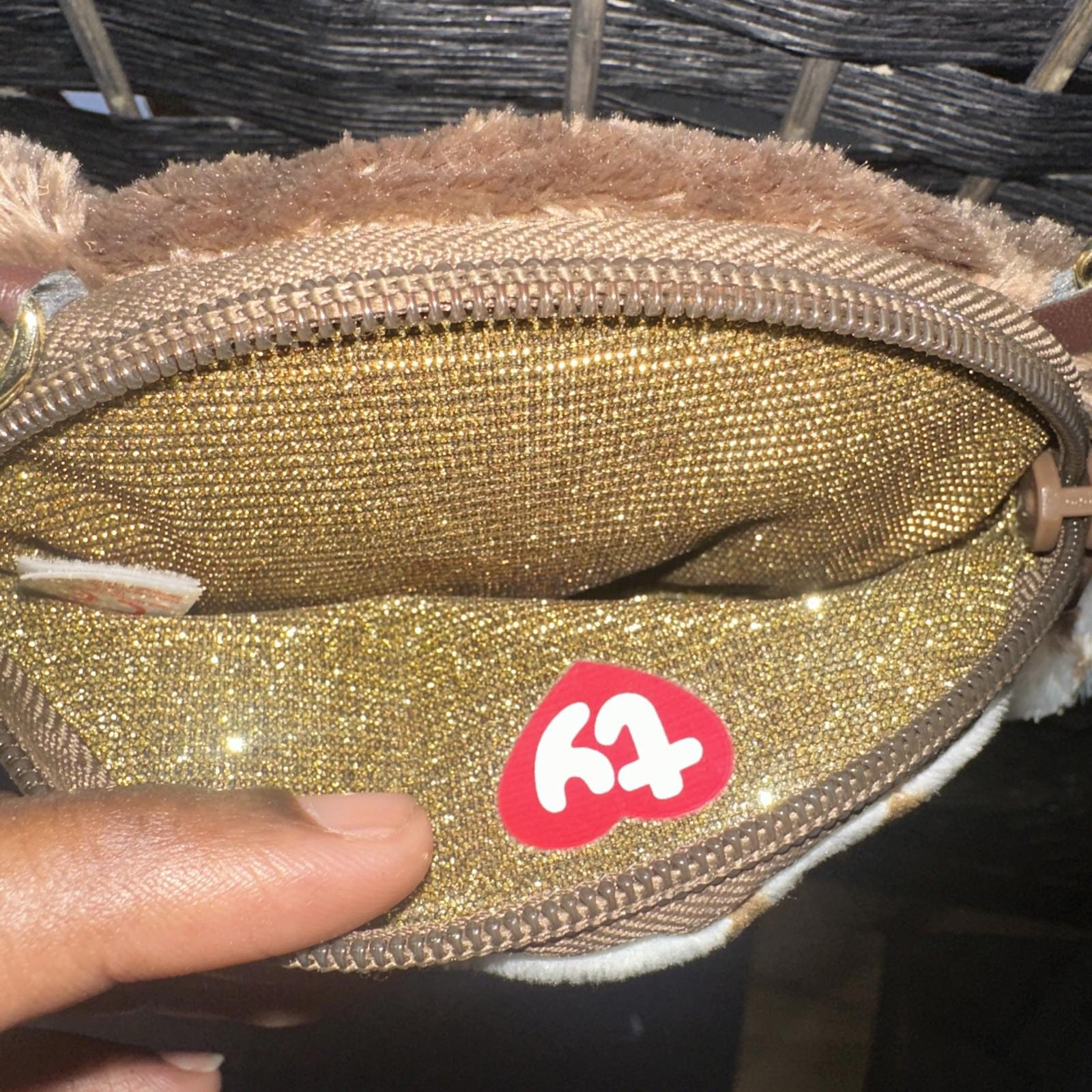 TY Beanie Baby Muddles The Dog Girl's Crossbody Purse