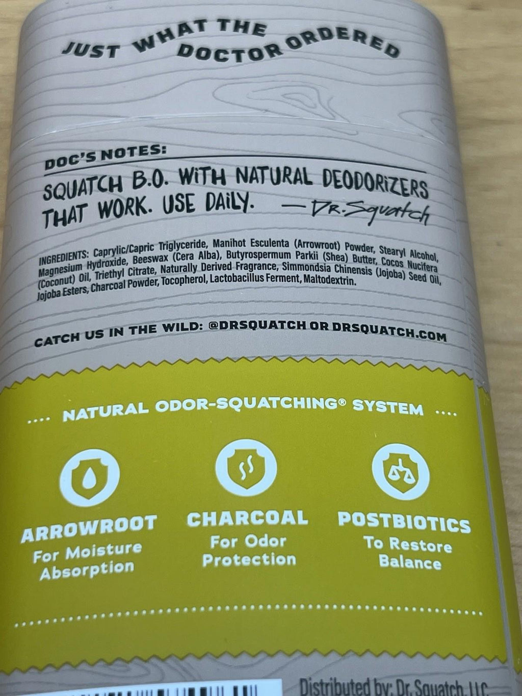 Dr Squatch Mountain Meadow Aluminum Free Natural Deodorant