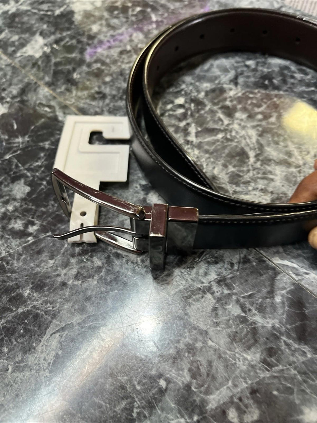 Perry Ellis Portfolio Reversable 32 Single Stitch Belt