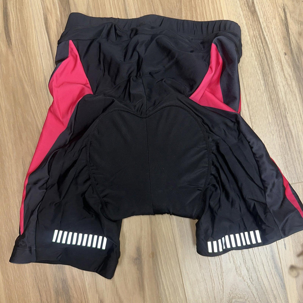 Nooyme Cycling Shorts Womens M Black Pink Blend Padded
