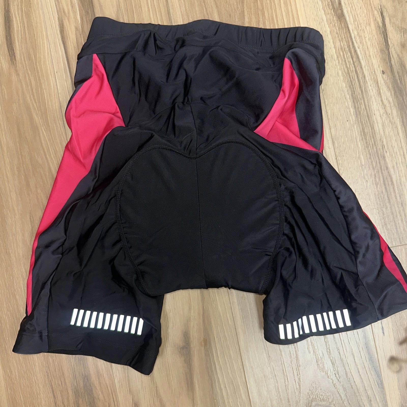 Nooyme Cycling Shorts Womens M Black Pink Blend Padded