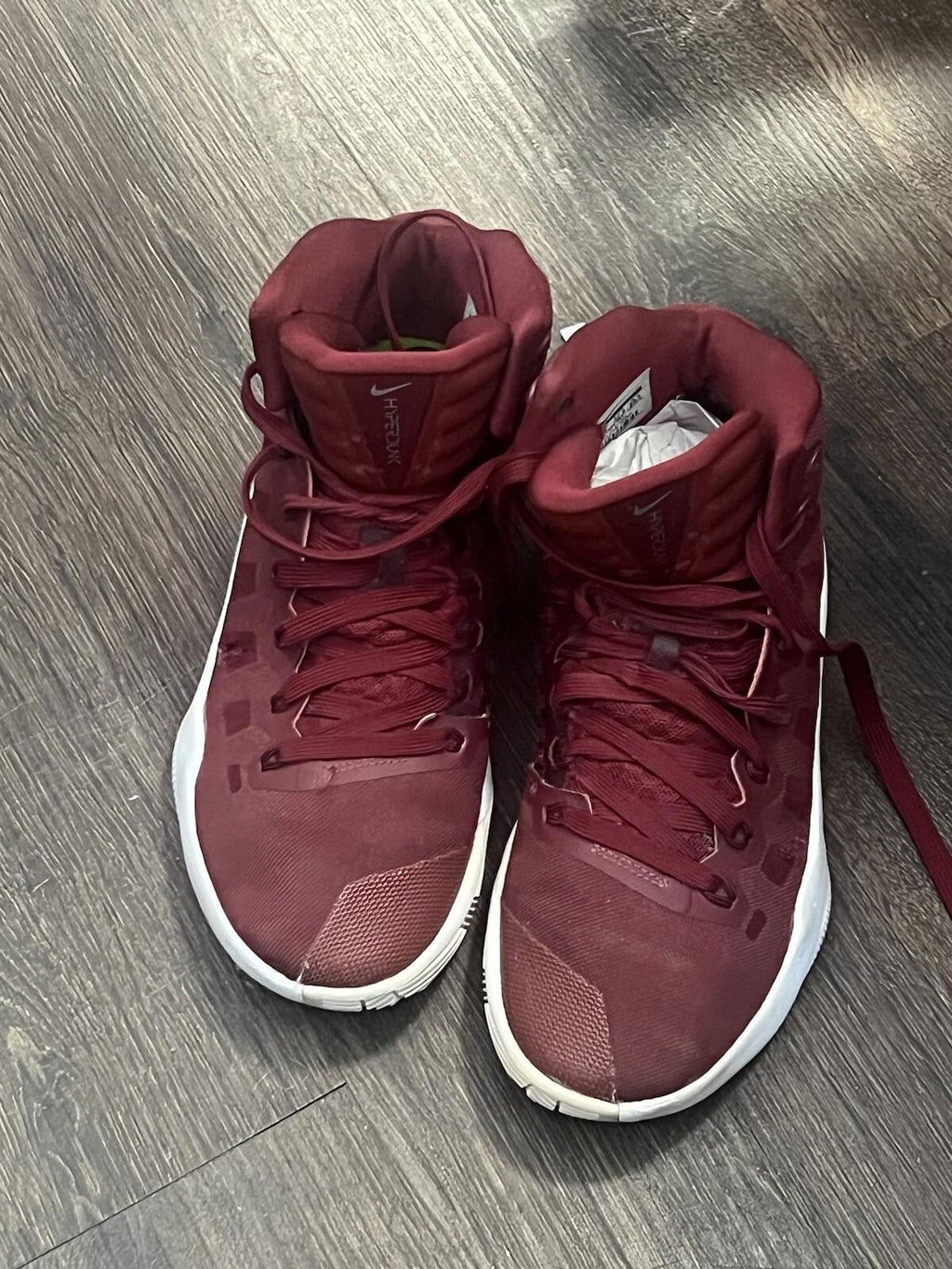 Size 6.5 - Nike Hyperdunk Basketball Mid Burgundy