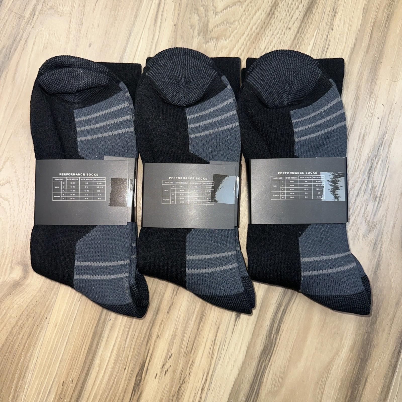 Wool Performance Socks Size XL New