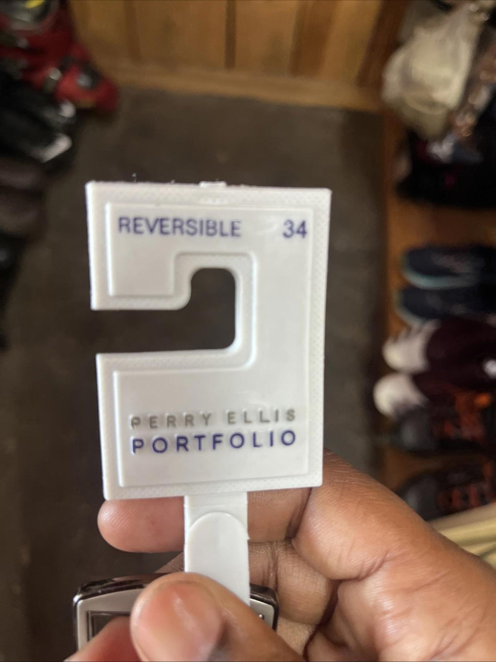 Perry Ellis Portfolio Reversable 36 Single Stitch Belt