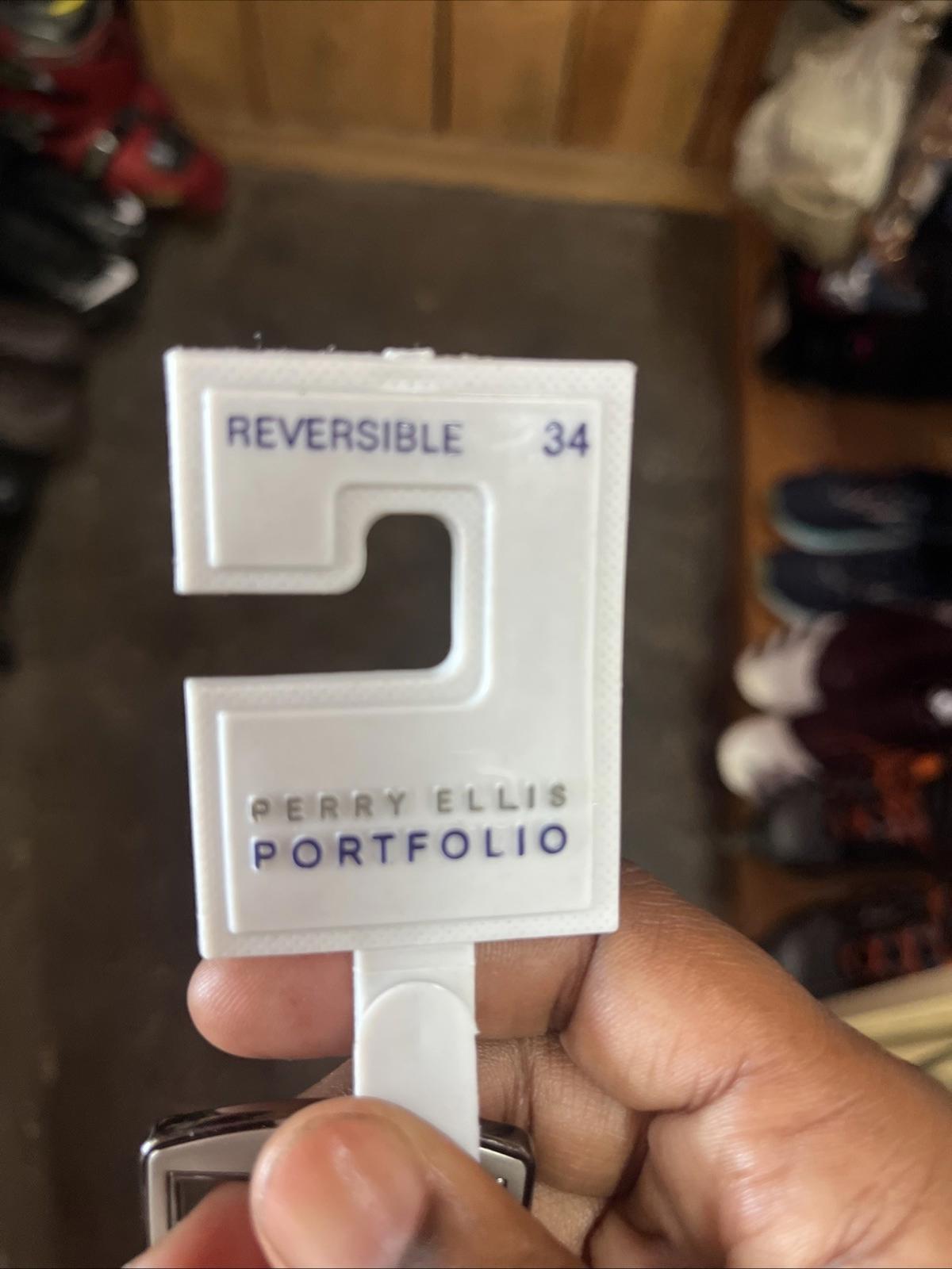 Perry Ellis Portfolio Reversable 36 Single Stitch Belt