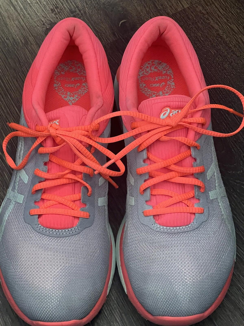 ASICS Fuzex Rush Running  Womens Grey Athletic T768N-9687 10