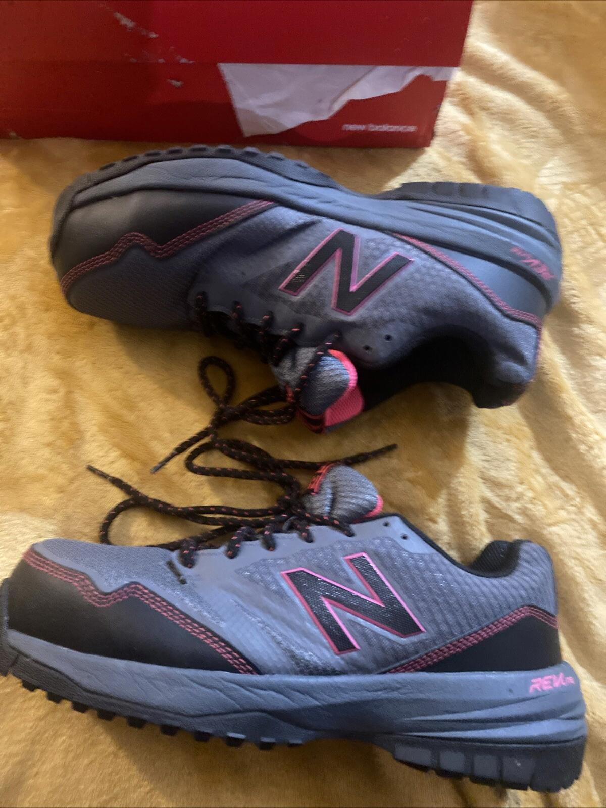 NEW BALANCE WID589T1 WOMEN'S COMPOSITE TOE SAFE GRAY PINK 10