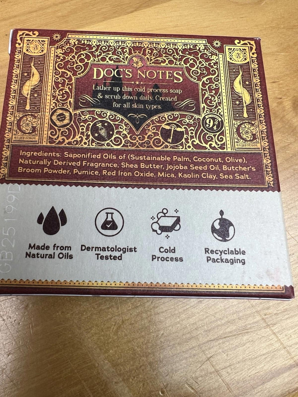 Dr. Squatch Men's Natural Soap Harry Potter The Chosen One