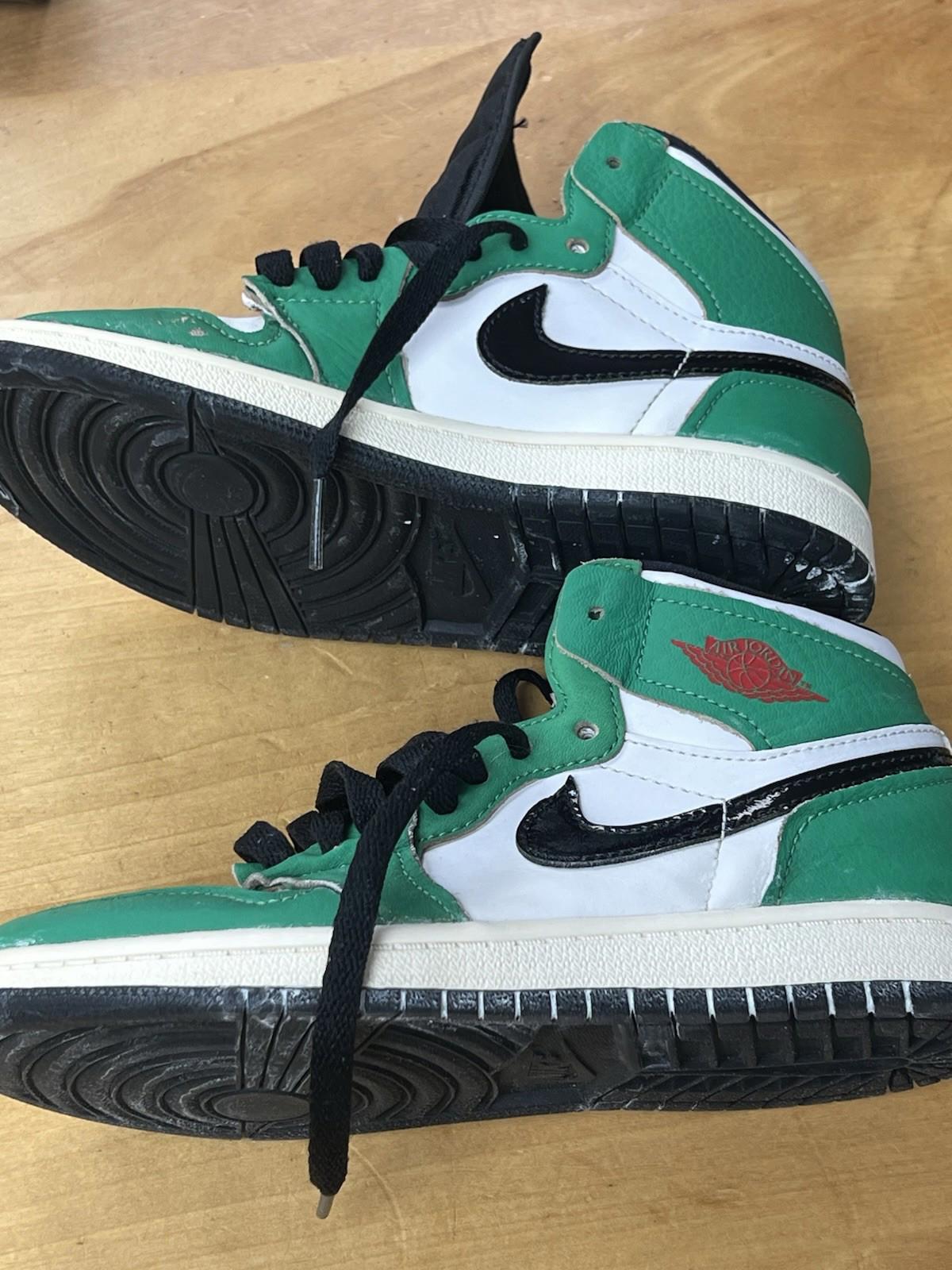 Nike Air Jordan Retro 1 High Lucky Green Size 2Y CU0449-300