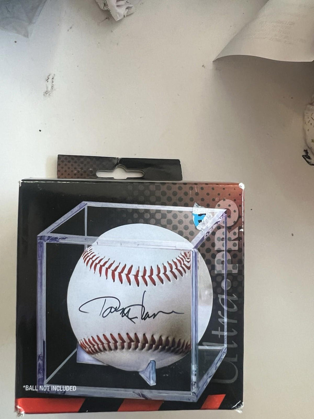 Ultra Pro Square Baseball Cube Display Case Built In Cradle