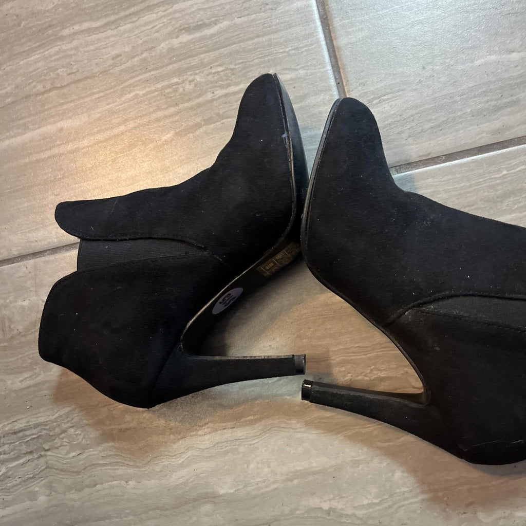 Ankle Boot Bella Marie Kendall 7.5 Suede Black Pumps Booties