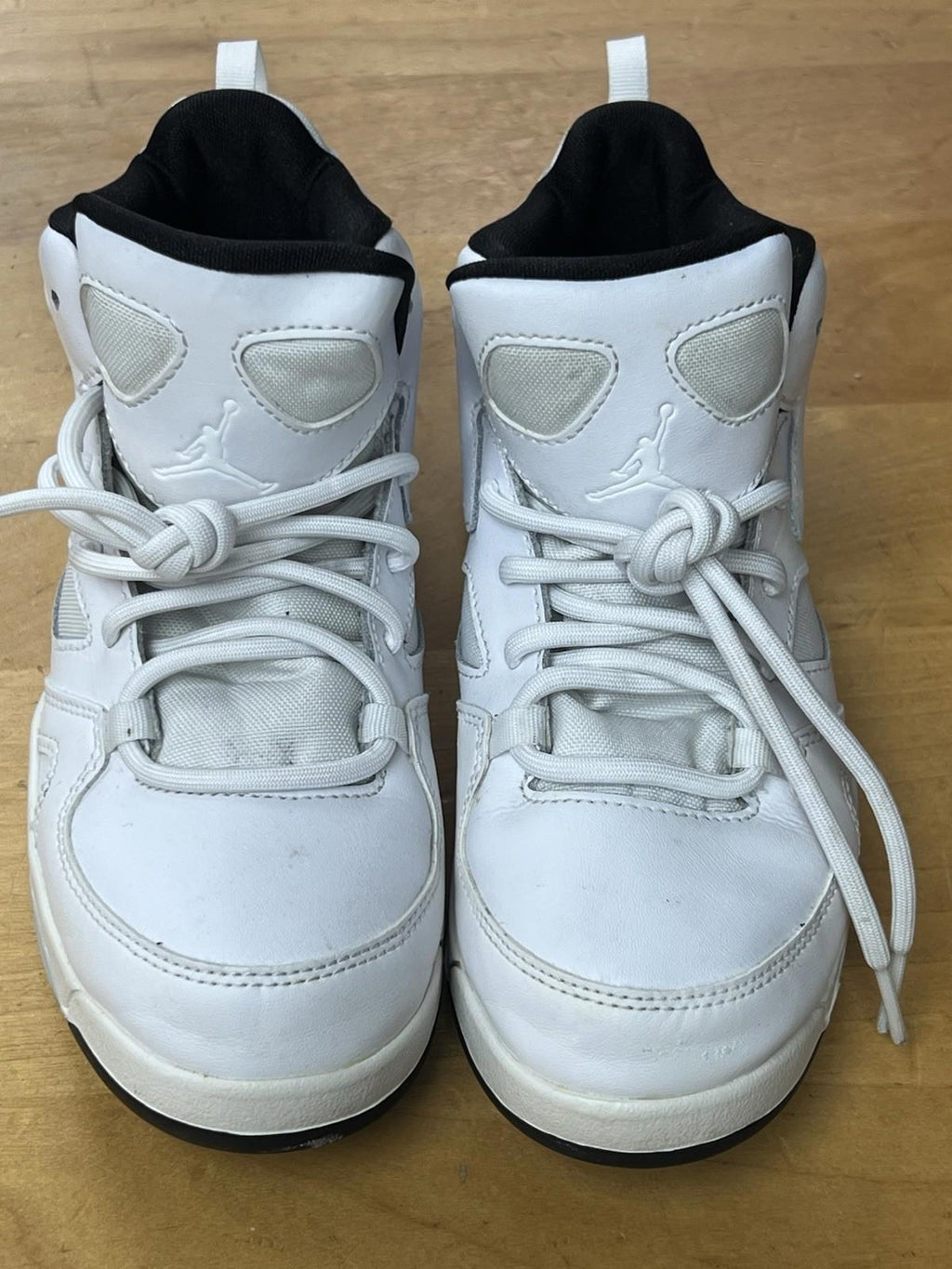 Nike Jordan Flight Club 91 "White Metallic Silver" Size 2.5y