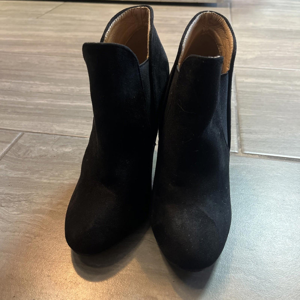 Ankle Boot Bella Marie Kendall 7.5 Suede Black Pumps Booties